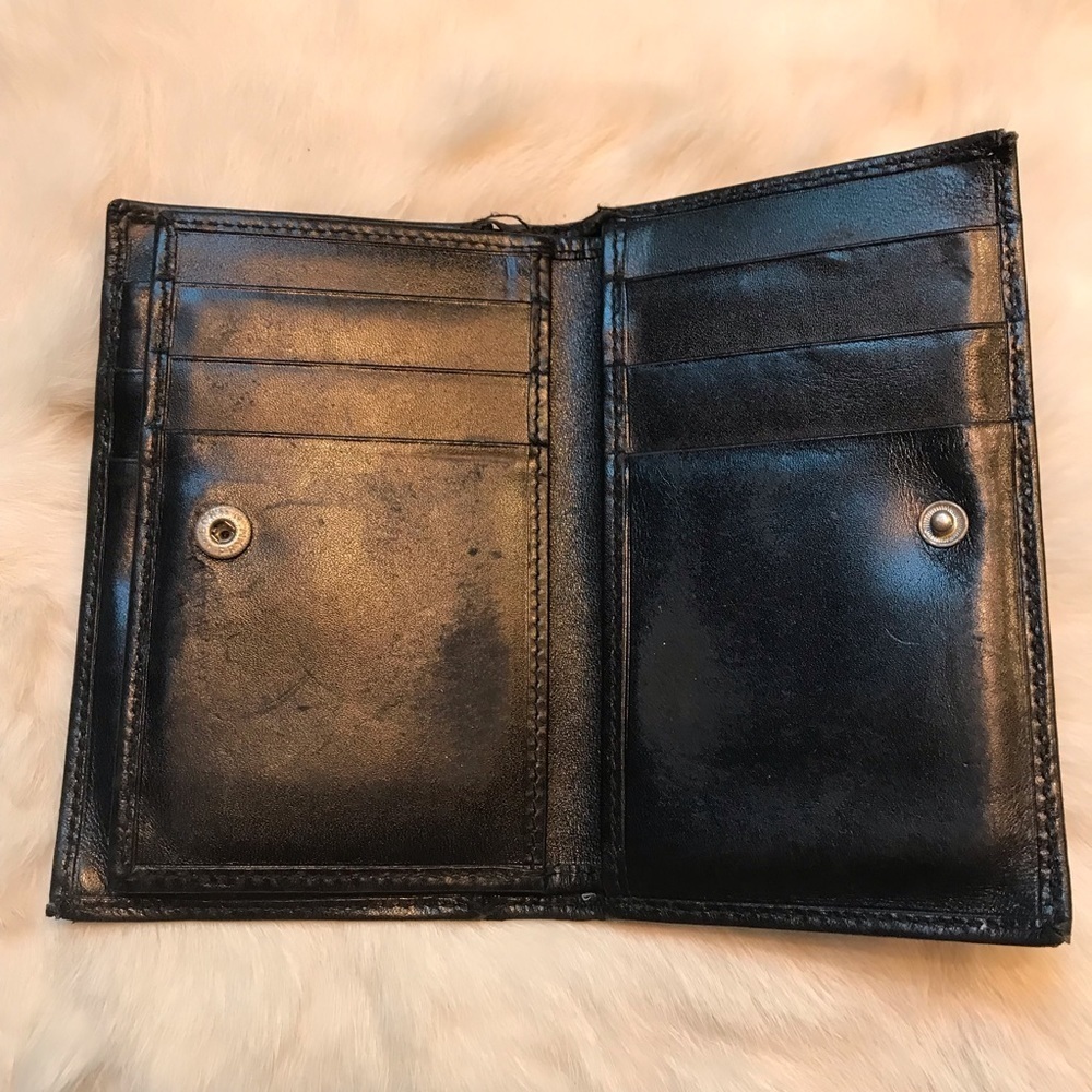 Gucci Vintage Black Leather Wallet - Picture 5 of 9